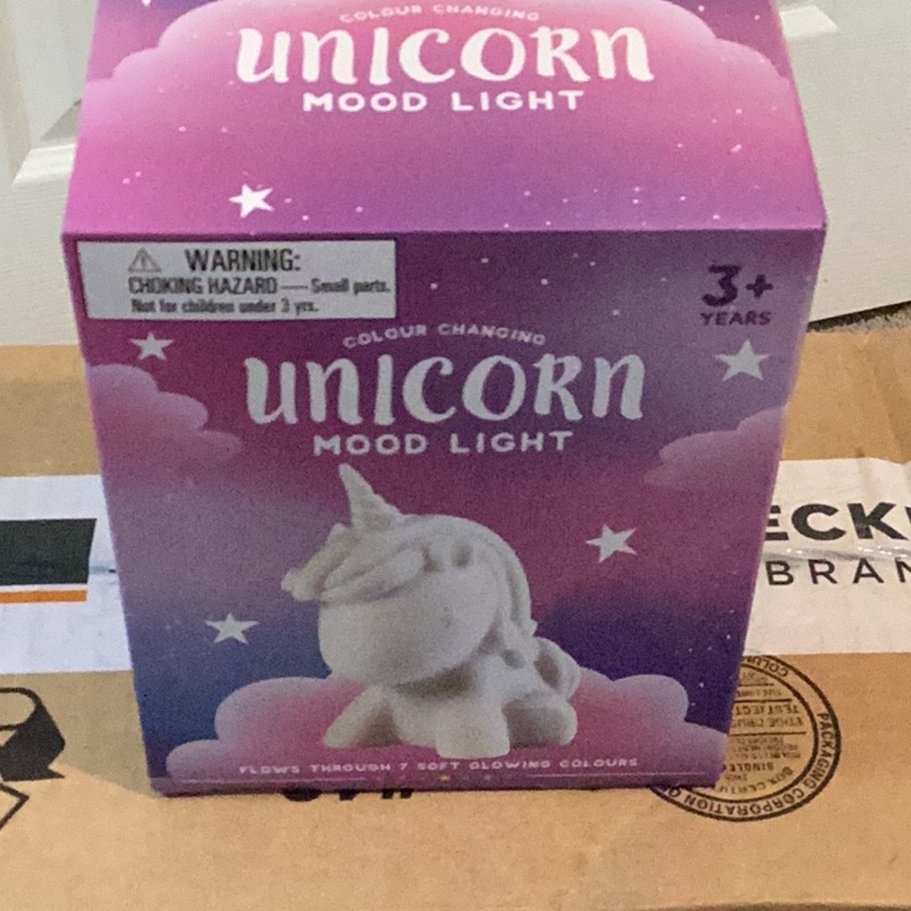 New in box unicorn mood light